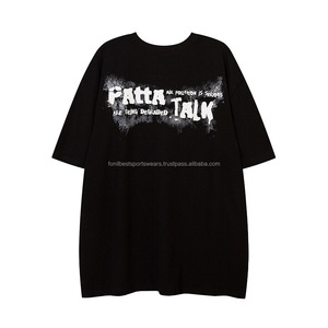 <b>Men's</b> Black Short Sleeve T-<b>Shirt</b> O-Neck Front Printed <b>Skulls</b> Pattern Casual 100% Cotton Jersey Knitted Regular Fit Anti-Shrink - Product Image 5