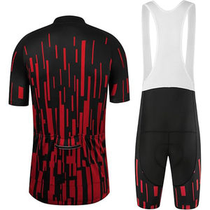 Conjunto de Jersey de Ciclismo Unisex sin Mangas con Cuello en V, Transpirable, de Poliéster, con Cierre de Cremallera en la Cintura Elástica, Personalizable con el Nombre del Equipo - Product Image 4