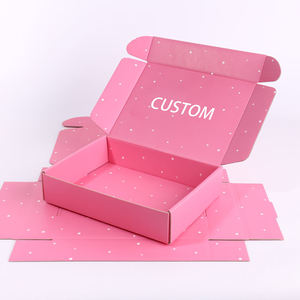 Recyclable Eco-Friendly Corrugated <b>Foldable</b> Gift Packaging Custom UV Printed Three Layer Strong 2025 Trending Look Paper <b>Box</b> - Product Image 3
