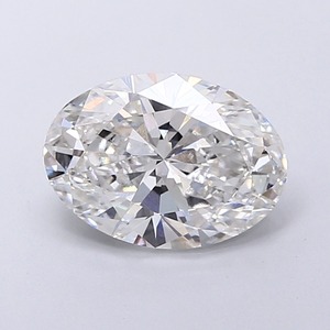 Diamant ovale brillant de 3,5 carats F VVS2, créé en laboratoire par CVD, pierre de bijoux synthétique certifiée, polissage excellent, respectueuse de l'environnement - Product Image 1
