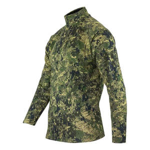 Men's Camouflage Hunting Baselayer Long Sleeve 1/4 Zip Tactical Camo Performance Shirt Breathable Outdoor Hiking Fishing Gear - Product Image 2