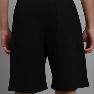 Men's Summer Fitness Double-Layer Elastic Waist Mid-Waist Breathable Quick-Drying Waterproof 100% Cotton Eco-Friendly Sports - Product Image 2