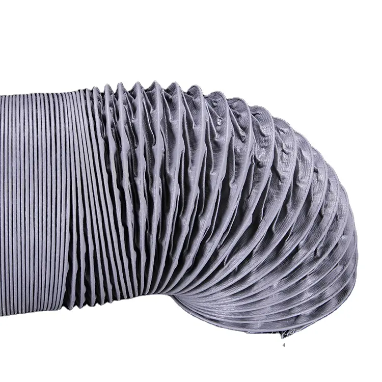 Tubo di ventilazione 3 "-24" collegare ventilatore assiale portatile tubo flessibile intrecciato in Nylon condotto flessibile in tessuto condotto in nylon