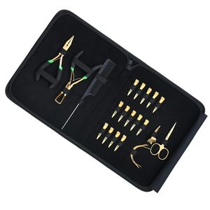 Wholesale Hair Extension Tools Kit Microbeads Remover Crimping Plier Weft Sewing <b>Needle</b> Tail Comb Parting Finger Case Set - Product Image 1