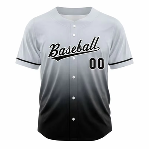 Maillot de baseball américain personnalisé de haute qualité |   T-shirt de sport imprimé par sublimation |   Fournisseur d'uniformes d'équipe avec nom et numéro - Product Image 4