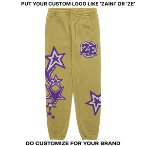 Pantalon de jogging léger pour homme ZAINI en coton polyester 420 GSM, noir, écologique, séchage rapide, respirant, plissé à l'avant - Product Image 1