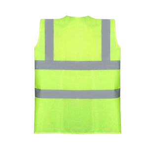 เสื้อกั๊กสะท้อนแสงแบบใหม่สำหรับงานนิรภัย มาตรฐาน ANSI Class 1 EN ISO 20471 Class 2 ไฟ LED กระพริบ  โลโก้สั่งทำได้ คุณภาพดีที่สุด - Product Image 4