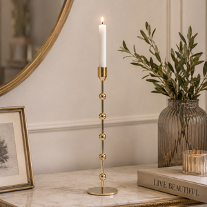 Support de bougie en laiton, chandelier pour bougies coniques, décoration d'intérieur, centre de table, décoration de mariage et d'événements, fournisseur en gros - Product Image 2