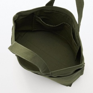 Bolsa de Mano de Lona Lavable Hecha a Mano en Fábrica, Personalizada con Cuero, para Hombre/Mujer, para Compras - Product Image 3