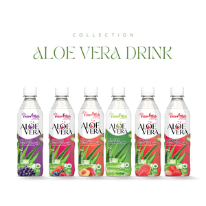 500ml Interfresh Aloe Vera avec pulpe saveur fraise OEM ODM jus de fruits et légumes du fournisseur du Vietnam - Product Image 6