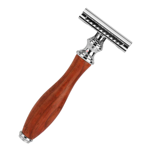 Wooden Handle Double Edge Blades Shaving Tool Stainless Steel Natural Safety <b>Razor</b> For <b>Men</b> Face Natural Wood Handle Eco Shaving - Product Image 6