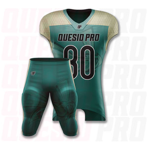 Uniforme de Fútbol Americano Personalizado de Secado Rápido, Transpirable, de Alta Calidad, Conjunto Profesional con Logotipo del Club, Nombre del Equipo y Número en Oferta - Product Image 3