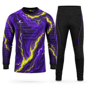 Conjunto de Camiseta de Portero de Fútbol de Manga Larga para Hombre, Sublimación, Corte Atlético, Uniforme de Portero para Adultos - Product Image 3