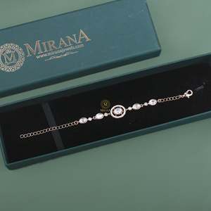 Devesh Polki Designer Crystal Bracelet - Product Image 3