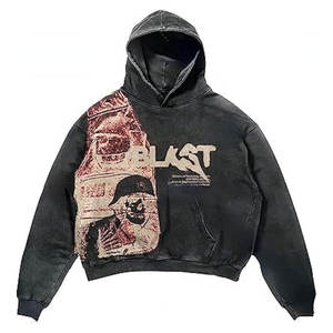 Sweat-shirt en coton confortable et élégant de haute qualité, vêtements d'hiver, ensemble unisexe, fabricants de vêtements, 300 grammes - Product Image 2