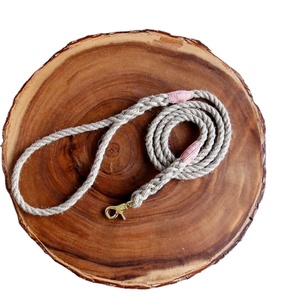 Tiny <b>Pet</b> Just Hemp Rope <b>Leash</b> Customized Colored Cotton Rope Handmade Dog <b>Leash</b> <b>Pet</b> <b>Leash</b> Set - Product Image 1