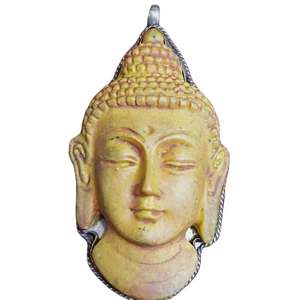 Colgantes de Cabeza de Buda Tibetanos Religiosos de Aleación de Cobre Hechos a Mano, Modernos y Unisex - Product Image 3