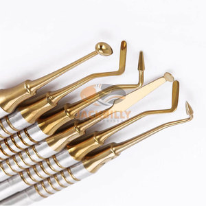 6 PCS Stainless Steel Dental Composite <b>Resin</b> Filling Spatulas <b>Kit</b> Filler Instruments Set for General Surgery - Product Image 2