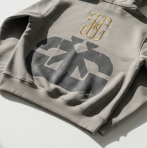 100% Polyester Autumn Knitted <b>Thick</b> <b>Fleece</b> Heavy Weight Oversized Custom Print Logo Windproof Men's Hoodies Sweatshirts - Product Image 4