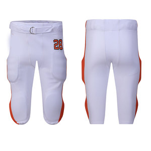 Pantalon de football américain rembourré pour jeunes, couleur personnalisée, idéal pour l'entraînement, avec genouillères, ajustement réglable, extensible et résistant - Product Image 3