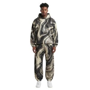 Conjuntos de Sudadera y Pantalón con Estampado de Guepardo para Hombre, Algodón Súper Suave, Dobladillo Acanalado Resistente, Trajes Deportivos Cálidos para Otoño - Product Image 4