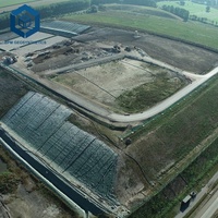 Lámina de Geomembrana de HDPE Económica, Precio por M2 del Revestimiento de HDPE para Proyectos de Contención de Vertederos