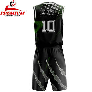 ชุดกีฬาบาสเก็ตบอลแบบกลับด้านได้ พร้อมเสื้อเจอร์ซีย์ตาข่ายและกางเกงขาสั้นสั่งทำพิเศษสำหรับทุกเพศ พร้อมชื่อ หมายเลข และชุดทีม - Product Image 2