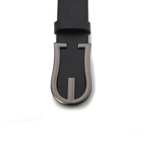 Cinturones de Cuero Vacuno con Hebilla de Cobre, Cinturón Casual Vintage Ecológico para Hombre - Product Image 4