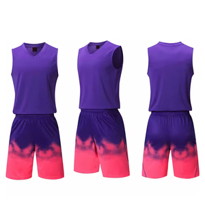 Professional Lightweight Breathable Plus Size Quick-Dry Polyester Basketball Uniform Set Adult - Product Image 6