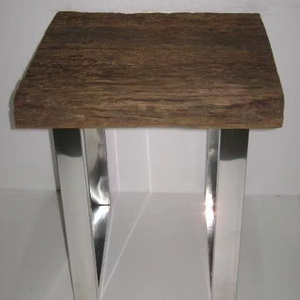 Juego de mesa de centro/Juego de mesa para sala de estar/Mesa de centro moderna con superficie de madera/Mesa de centro de metal/Decoración para el hogar - Product Image 1