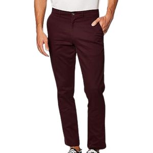 Slate Blue Chino Pants Men Modern Fit Cotton Trousers All Season Casual Male Apparel Custom Design Dress Pants - Product Image 6