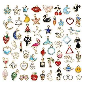 26Pcs <b>Alphabet</b> Key Chains Metal Key Chains Charms for Jewelry Making A Z <b>Alphabet</b> <b>Beads</b> for Bracelets Bracelet Charms - Product Image 2