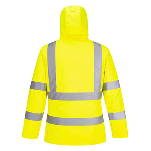 Vestes de travail réfléchissantes fluorescentes jaunes à manches longues, imperméables, pour l'hiver, haute visibilité - Product Image 6