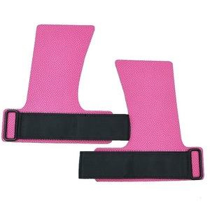 Unisex PU Full <b>Finger</b> Adjustable Wrist <b>Strap</b> Non-Slip Workout Hand Grips Customized Gym Gloves for Weightlifting and Pull-ups - Product Image 1