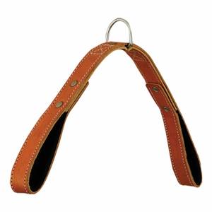 Agarraderas de Cuero para Levantamiento de Pesas de Primera Calidad, Diseño y Logotipo Personalizados al por Mayor, Cómodas y con Anillo en D de Metal - Product Image 1