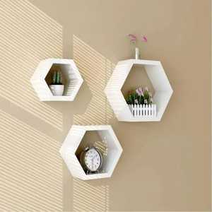 Set 2 Solid Wood <b>Floating</b> <b>Wall</b> Shelves Heavy Duty Adjustable Modern Non-Folding Storage Display Ledge Board Living Room <b>Unit</b> - Product Image 6