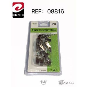 Clip Moderno de Plástico Negro para Cortinas, Accesorio para Rieles y Soportes de Cortinas - Product Image 1