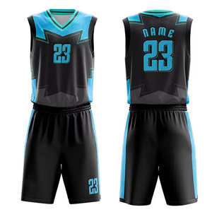 Conjunto de Uniforme de Baloncesto Personalizado con Logotipo, Sin Mangas, de Secado Rápido, Transpirable, de Poliéster |   Ropa Deportiva Reversible de Corte Atlético para Entrenamiento - Product Image 3