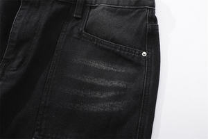 Pantalones Vaqueros Casuales de Diferentes Colores Personalizados de Última Tendencia, 100% de Alta Calidad, Estilo Urbano, Servicio OEM, Corte Recto, Lavado Sólido - Product Image 5