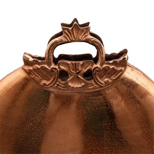 Vase à fleurs rond en aluminium antique, accent décoratif vintage pour la maison, le bureau et les cadeaux, au prix d'exportation en gros - Product Image 4