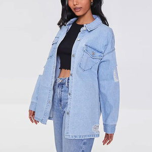Women's Winter Denim Bomber Jacket <b>Fur</b> Trim Hood Cuffs Cotton Polyester Full Sleeve Regular Style <b>Leopard</b> Print Casual - Product Image 1