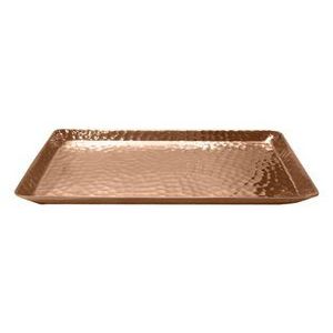 Bandeja Decorativa Rectangular Chapada en Oro con Textura de Cocodrilo y Asas de Estrella, Estilo Glamour de Hollywood para Hogar, Hotel, Restaurante - Product Image 6