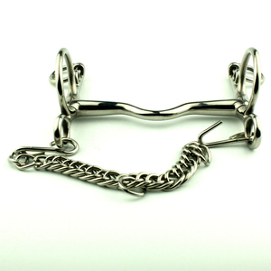 Dernier design, nouvelle muserole en acier inoxydable Pelham & Weymouth pour chevaux, équipement équestre pour service de conception OEM, muserole Pehlam fabriquée au Pakistan - Product Image 5