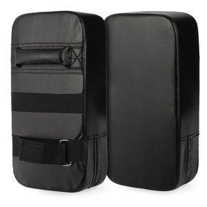 Protector de Boxeo Muay Thai de Cuero de Alta Calidad OEM, Almohadillas Tailandesas con Acolchado Grueso para Entrenamiento de Taekwondo - Product Image 1