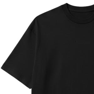 Camiseta de algodón oversize para hombre, estilo urbano, con estampado de microtexto, manga corta, informal, a la moda, OEM - Product Image 3