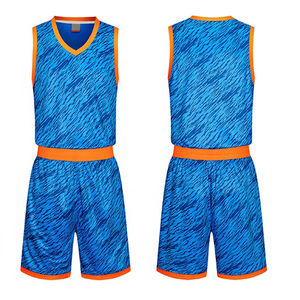 Durable Material Men Basketball Uniform <b>Sets</b> Breathable Custom Logo/Color Sleeveless <b>Sport</b> Wear - Product Image 2