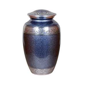 Urnes funéraires artisanales en laiton noir et or pour cendres humaines, taille adulte, style antique, gravées à la main, en métal, vente en gros - Product Image 5