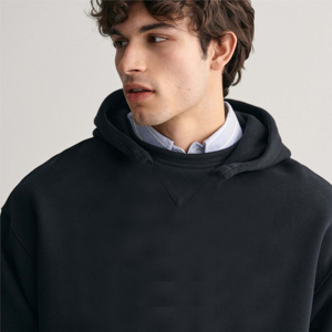 Sweat à capuche unisexe personnalisé en molleton polyester/coton de qualité supérieure, coupe classique, 300g, fabriqué par un fabricant professionnel - Product Image 5