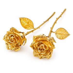 ดอกกุหลาบแท้เคลือบทองคำ 24K ขายส่ง ราคาถูก สำหรับวันวาเลนไทน์ งานแต่งงาน วันครบรอบ วันเกิด ของตกแต่งบ้าน กล่องของขวัญสุดหรู - Product Image 1