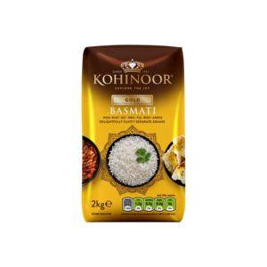 Auténtico Arroz Basmati Kohinoor, Arroz Naturalmente Aromático con Calidad Consistente y Gran Sabor - Product Image 1